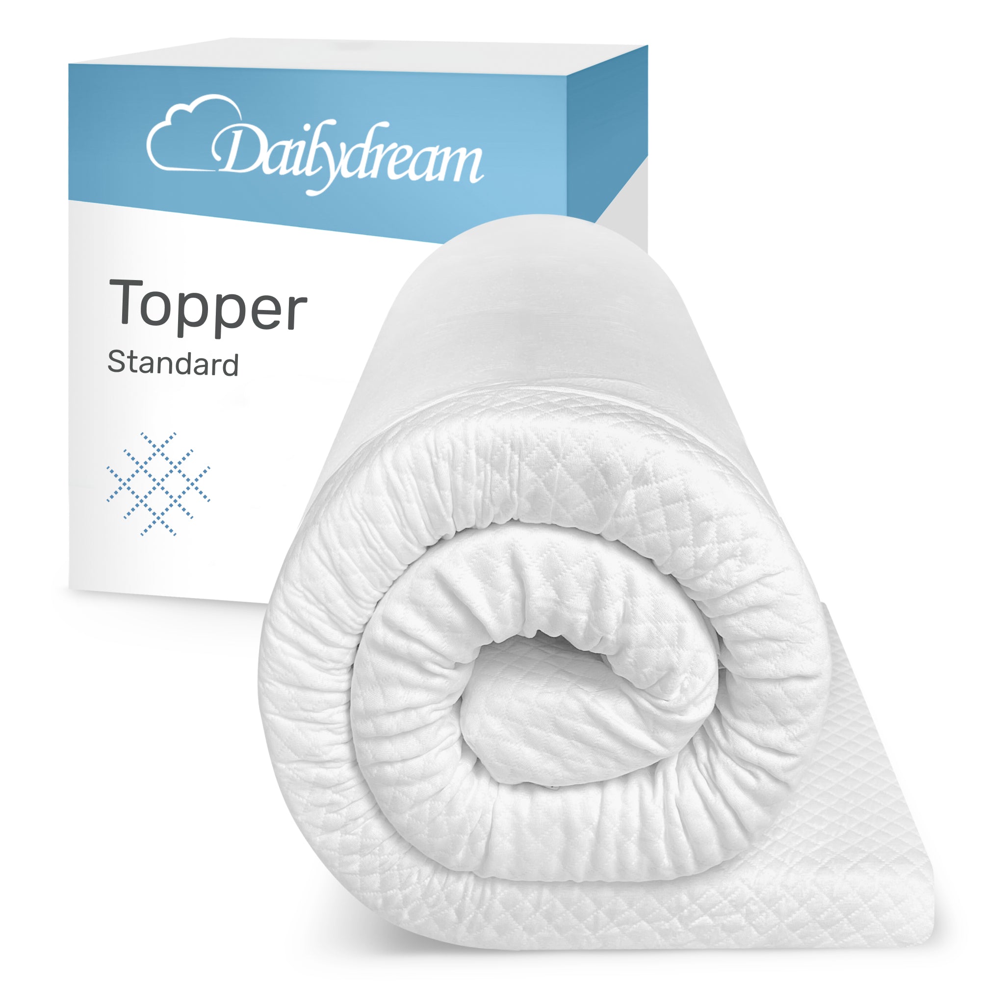 TEST_Dailydream viscoelastischer Matratzentopper mit Memory Foam Effekt, Edition "Standard"