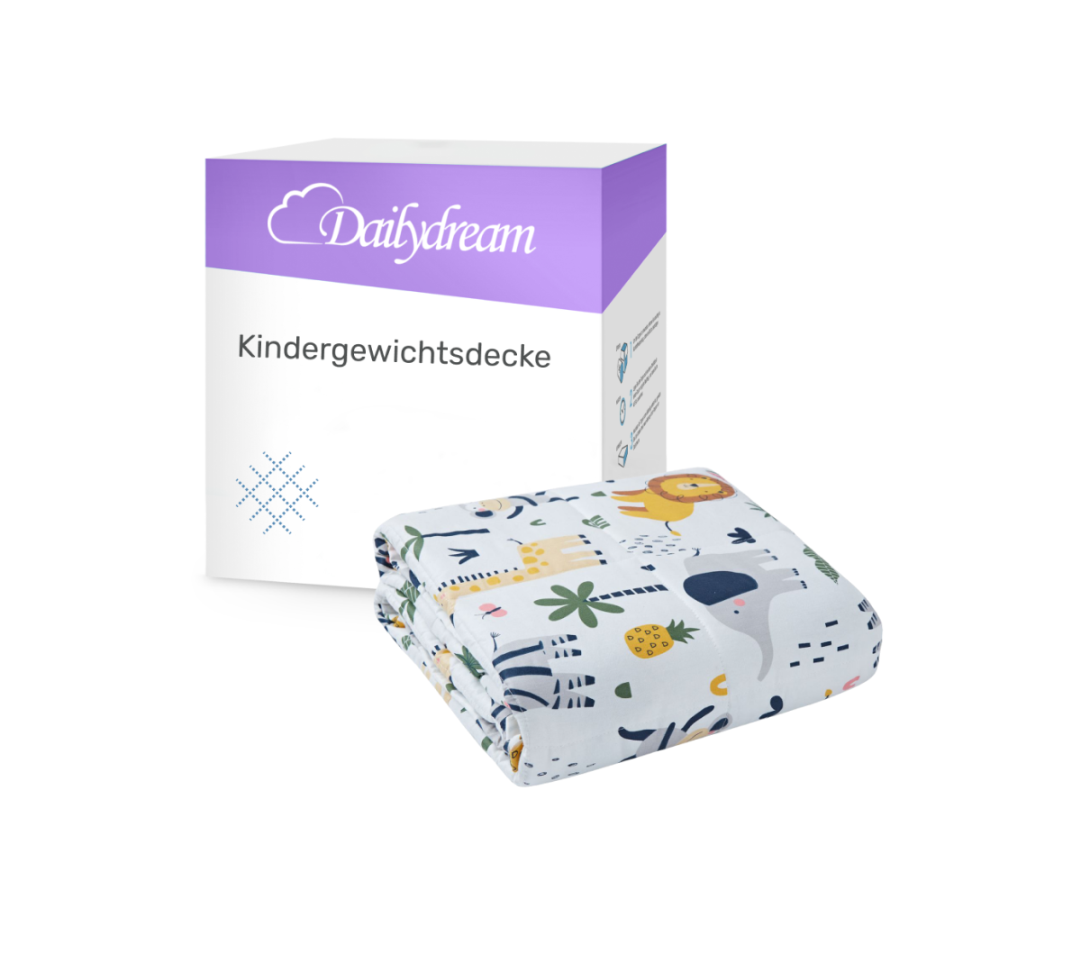 Dailydream Kinder Gewichtsdecke aus 100% Baumwolle